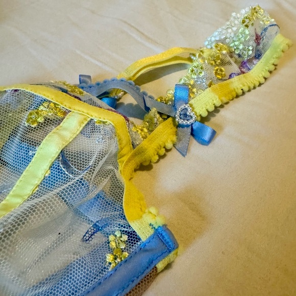 For Love and Lemons Lavender Meadows Bra New No Tags SDD - Picture 6 of 7